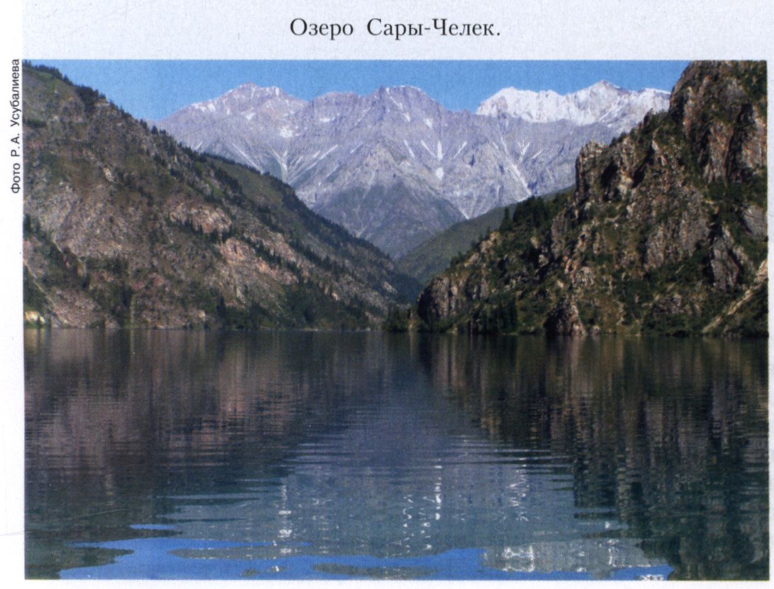 Кара Суу озеро Сары Челек