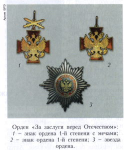 «За заслуги перед отечеством» орден