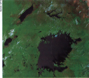 Озеро Виктория (вид из космоса).